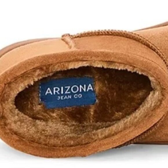 NWB Arizona Jean Co Womens Slater Flat Heel Winter Boots Brown Size 9 MSRP $60 - Picture 4 of 6